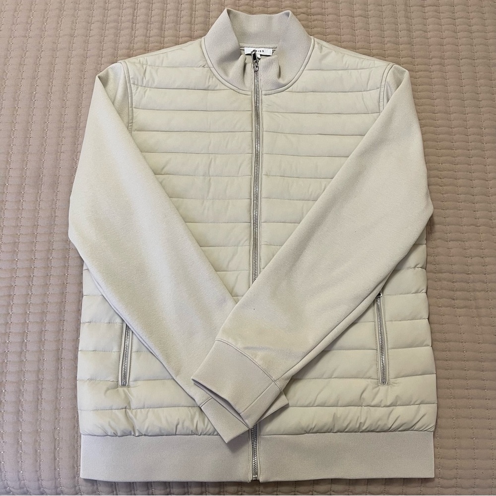 Reiss Men's Jacket Padded Zip Up Size Large